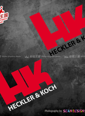 德国HK公司 军事军标 Z04 车身贴汽车贴纸水弹安全箱防水反光贴花