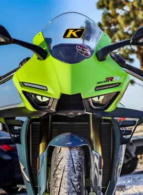 适用25款张雪机车500RR风挡拉花改装无牙仔立体夜光眼睛K标贴纸