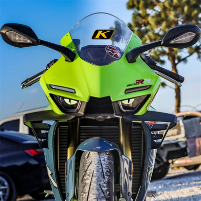 适用25款张雪机车500RR风挡拉花改装无牙仔立体夜光眼睛K标贴纸