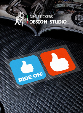 ZWIFT RIDEON 骑行车贴 车自行车防水装饰创意贴纸