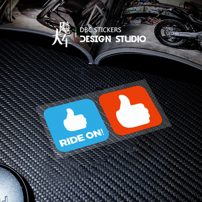 ZWIFT RIDEON 骑行车贴 车自行车防水装饰创意贴纸