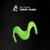 头盔摩托车贴纸 YAMAHA 防水反光贴花13 罗西 赞助商 movistar