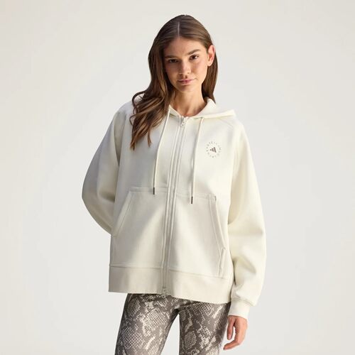 现货 adidas stella SMC新款运动休闲宽松连帽针织外套JN0226