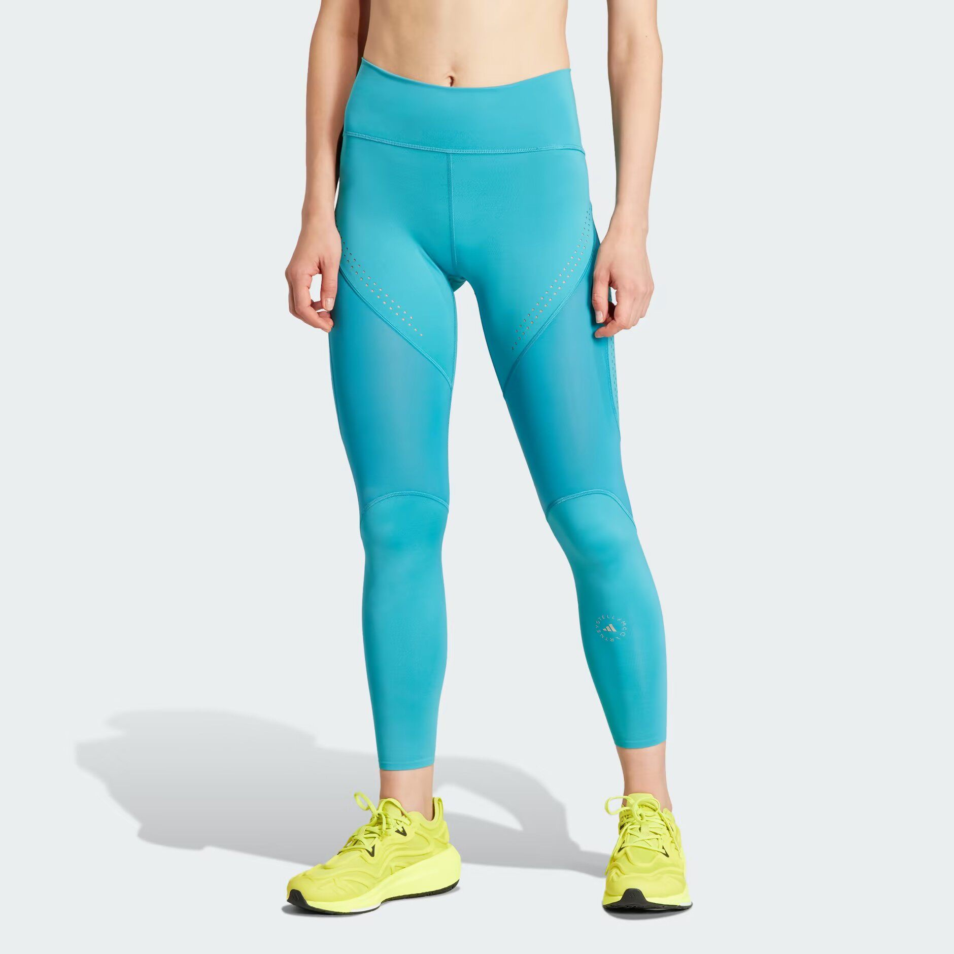 现货 adidas stella 运动健身训练速干透气舒适紧身高腰长裤