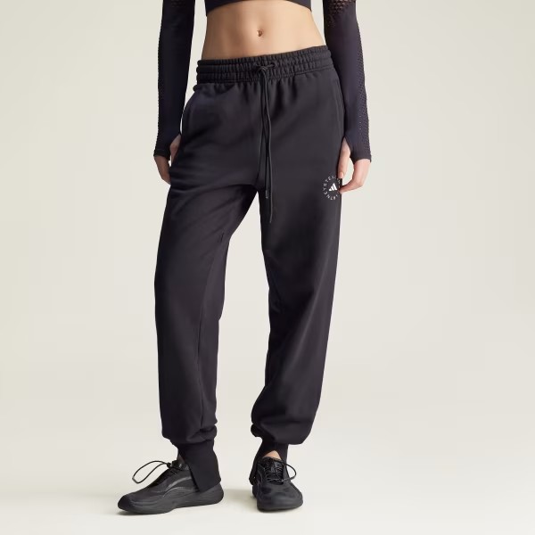 现货 adidas stella 春秋针织纯棉运动裤透气舒适休闲长裤IW9852图片