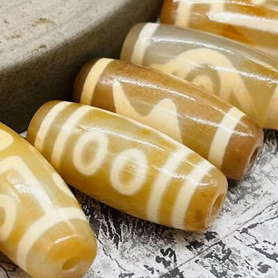 虎牙五八眼吊坠配饰手链隔珠天珠