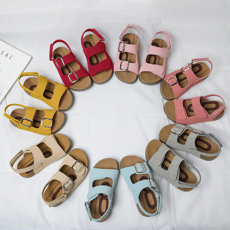 儿童外穿凉鞋2025新款男童沙滩鞋牛反绒软底女童平底凉拖鞋亲子鞋,童鞋/婴儿鞋/亲子鞋,凉鞋,淘宝优惠券,粉丝福利购,淘宝优惠卷