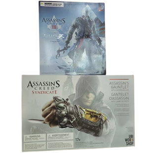 正品PLAY ARTS改美版assssins刺客信条 康纳手办cosplay手套武器