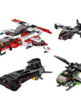 DC乐高积木LEGO载具76005飞机76007太空飞船76048潜艇76049无人仔