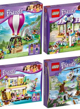 乐高41124女孩41037好朋友friends沙滩屋LEGO心湖宠物41097热气球