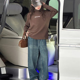 女童德绒打底衫秋冬新款儿童加绒上衣内搭女大童冬季长袖t恤，童装T恤，摩比熊