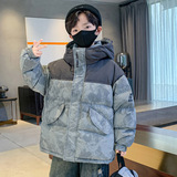 儿童棉服外套新款男孩冬季棉袄加厚保暖洋气男童冬装羽绒棉衣，童装棉衣，摩比熊