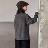 儿童装男童冬装毛衣中大童秋冬款高领男孩冬季加厚针织打底衫，童装毛衣，摩比熊