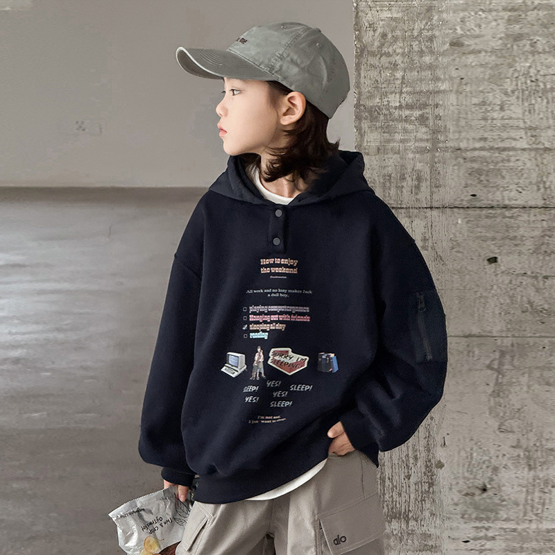 男童数码印花连帽加绒卫衣新款季中大童时髦休闲加厚上衣,童装卫衣/绒衫,摩比熊 男童数码印花连帽加绒卫衣新款季中大童时髦休闲加厚上衣,童装卫衣/绒衫,摩比熊