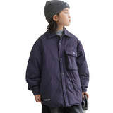 男童冬季轻薄羽绒服新款冬装白鸭绒外套中大儿童男孩冬款潮，童装羽绒服，摩比熊