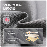 男大童冬季美式羊羔毛翻领派克工装棉服新款儿童运动加厚外套，童装外套，摩比熊