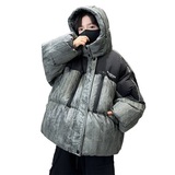 男童冬季连帽面包棉服新款棉衣棉袄冬款加厚大童外套，童装棉衣，摩比熊