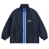 男童冬季撞色防水加厚运动棉服新款儿童学生冬天夹棉棉袄外套，童装棉衣，摩比熊