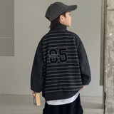 男童加绒卫衣款新款大儿童装冬季一体绒加厚打底上衣冬装，童装卫衣/绒衫，摩比熊