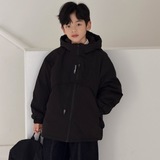 男童夹棉外套秋冬款新款大儿童装冬季韩版加厚派克服冬装棉衣，童装棉衣，摩比熊