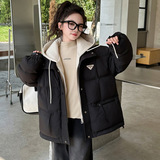 女童棉衣冬装新款洋气大童秋冬款加厚外套儿童冬季羽绒服棉服，童装棉衣，摩比熊