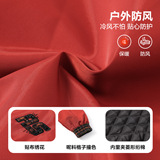 男童冬装韩范毛呢格子拼接棒球棉服新款儿童加厚夹棉保暖外套，童装棉衣，摩比熊