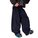 男童加绒裤子新款秋冬款冬季大儿童一体绒运动男孩加厚潮，童装裤子，摩比熊