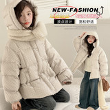 女童外套冬装新款大童秋冬棉袄女孩棉衣儿童冬季加厚羽绒棉服，童装棉衣，摩比熊