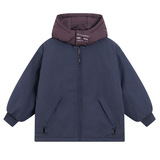 男大童冬季户外撞色连帽加厚棉服新款儿童装运动防风棉袄外套，童装棉衣，摩比熊