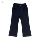 女童加绒喇叭裤年秋冬新款中大童复古修身牛仔微喇裤休闲长裤，童装裤子，摩比熊