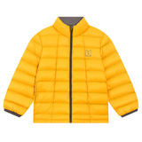 男童秋冬季撞色立领轻薄羽绒服新款儿童安心绒防风保暖外套，童装羽绒服，摩比熊