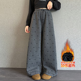 女童超好看加绒裤子冬新款儿童糯米裤女大童初中生加厚运动裤，童装裤子，摩比熊