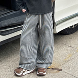 1015灰色条纹裤