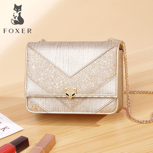 星辰时尚单肩斜挎FOXER/金狐狸