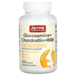 美国Jarrow氨基葡萄糖胺软骨素含MSM Chondroitin Glucosamine