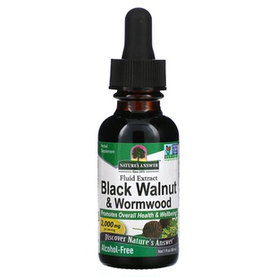 美国Nature's Answer黑胡桃苦艾丁香30ml  Black Walnut Wormwood