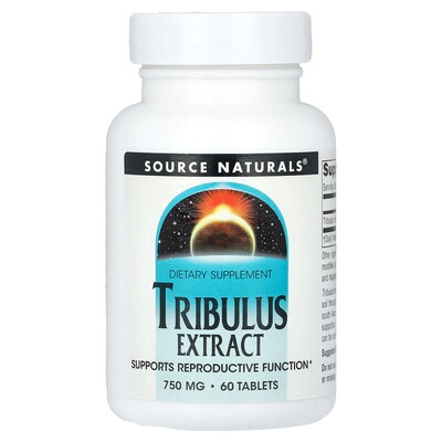 美国Source Naturals蒺藜提取物750毫克60片  Tribulus Extract