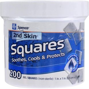 Skin Squares Soothing 正品 48片 2nd cool 200片 现货秒发Spenco
