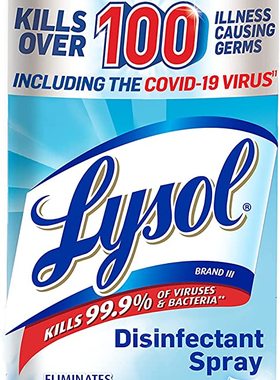 美国Lysol Spray Disinfecting and Deodorizing 12.5 fl oz