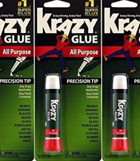 国内现货美国Krazy Glue多用途强力胶水瓷器木材玻璃皮革塑料金属