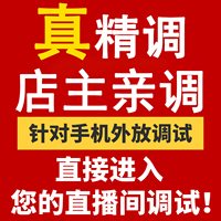 聲卡精調(diào)/店主親調(diào)/直播間調(diào)試