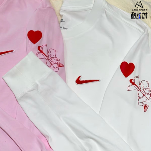 NIKE/耐克 男女情侣款情人节丘比特运动休闲长袖FV3994-100-663