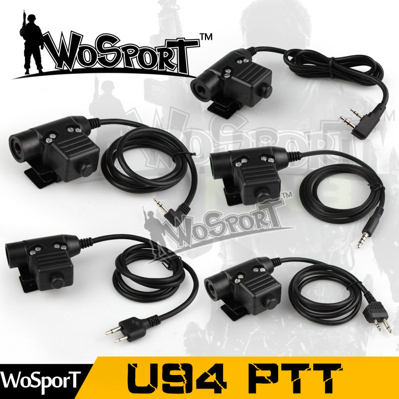 Z.Tactical U94 PTT 军迷美式对讲机耳机发射按键开关手机ptt转接