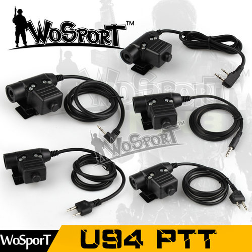 Z.Tactical U94 PTT 军迷美式对讲机耳机发射按键开关手机ptt转接