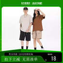 220G重磅纯棉小落肩短袖 宽松体恤男女 t恤夏白色半袖