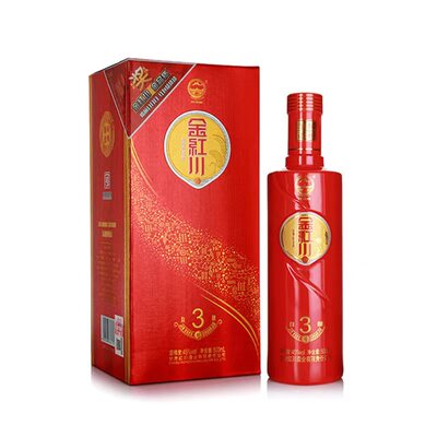 红川酒45度金红川自酿3号 500mlX2瓶甘肃特产浓香型纯粮食白酒