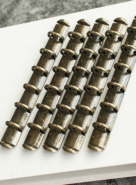 德国Krause克劳斯 进口A5A6活页夹 Gillio手帐文具 古铜色复古款