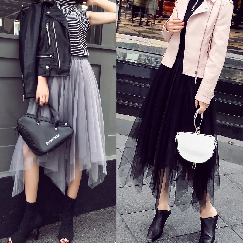 夏季中长款不规则裙子女半身裙网红超仙不对称很仙的文艺少女春季|msdalam kategori Butik wanita / wanita, skirt - dari Buy2taobao.com untuk memberikan perkhidmatan ejen Taobao profesional membeli