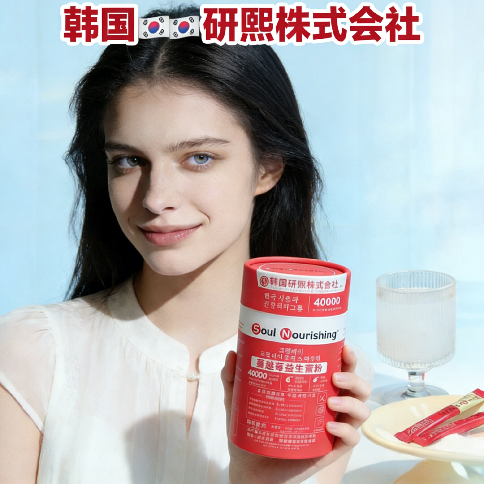Soul Nourishing韩国蔓越莓益生菌粉改善复合活性活菌益生元增强
