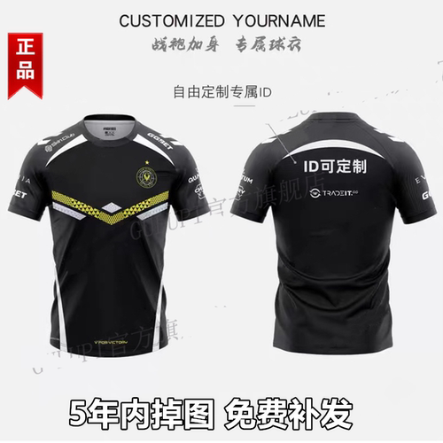 VITALITY小蜜蜂队服2025定制csgo服装cos男短袖夏季比赛速干ZYWOO